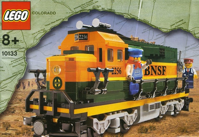 LEGO® Burlington Northern Santa Fe Locomotive 10133