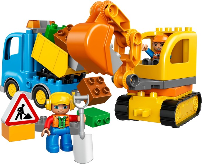 LEGO® Truck & Tracked Excavator 10812