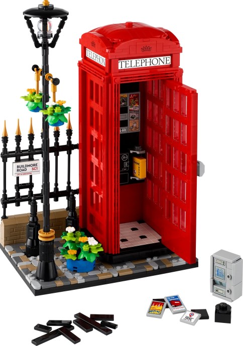 LEGO® Red London Telephone Box 21347