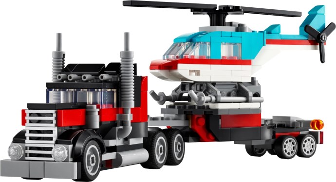 LEGO® Flatbed Truck with Helicopter 31146