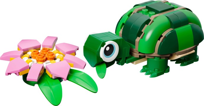 LEGO® Turtle with a Water Lily Flower 31377