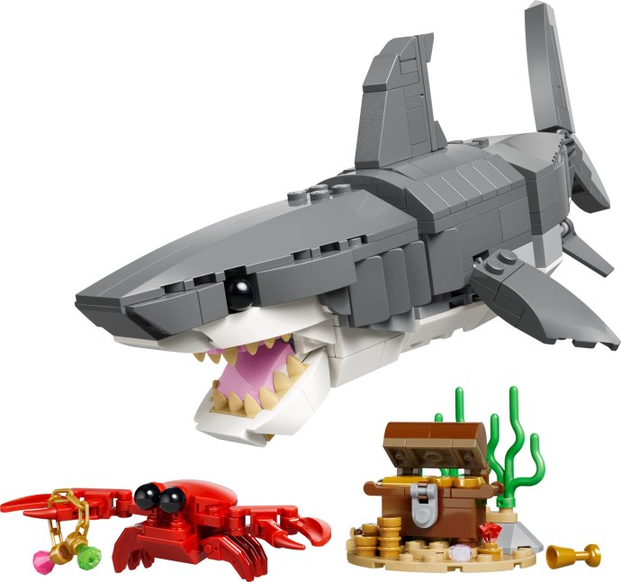 LEGO® Fierce Shark with a Treasure Chest 31381