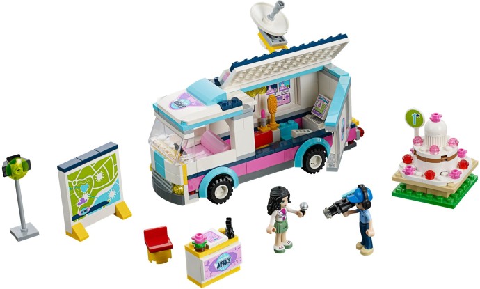 LEGO® Heartlake News Van 41056