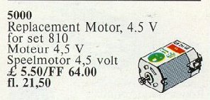 LEGO® Replacement 4.5V Motor 5000