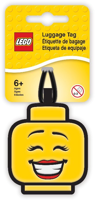 LEGO® Girl Luggage Tag 5005617