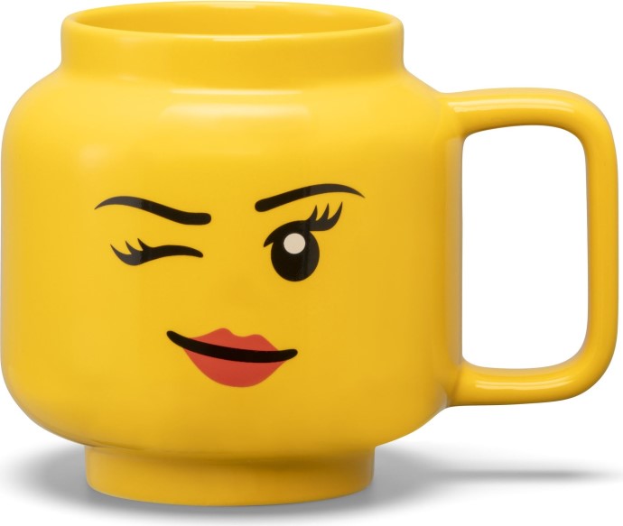 LEGO® Minifigure Ceramic Mug (Girl Winking 530ml) 5007876