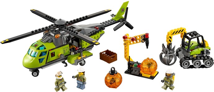 LEGO® Volcano Supply Helicopter 60123