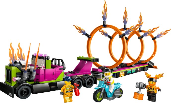 LEGO® Stunt Truck & Ring of Fire Challenge 60357