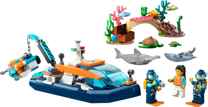 LEGO® Explorer Diving Boat 60377