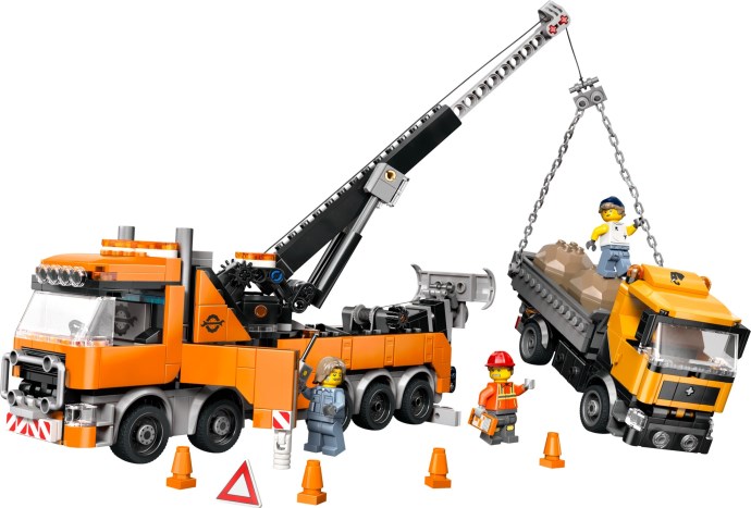 LEGO® Heavy-Duty Recovery Tow Truck with Crane 60467