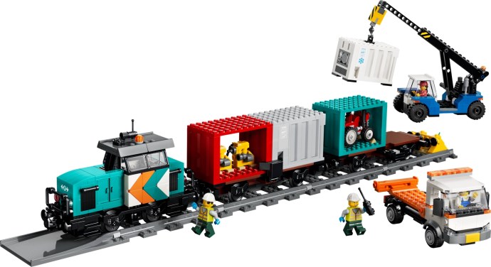 LEGO® Harbor Freight Train with Crane & Truck 60509