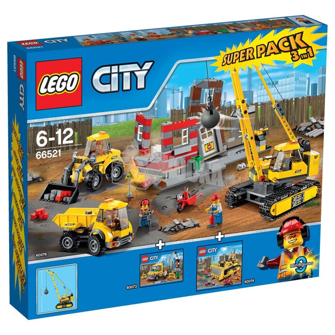 LEGO® City Super Pack 3 in 1 66521