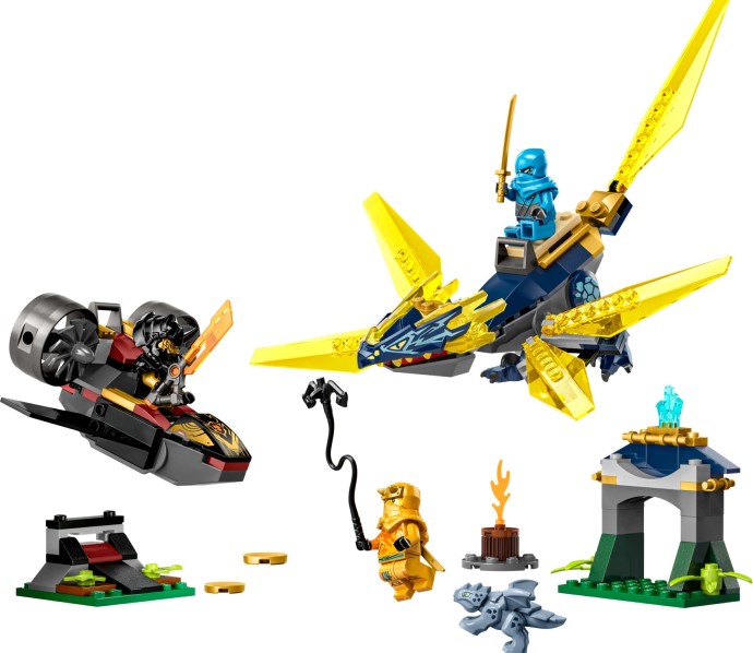 LEGO® Nya and Arin's Baby Dragon Battle 71798