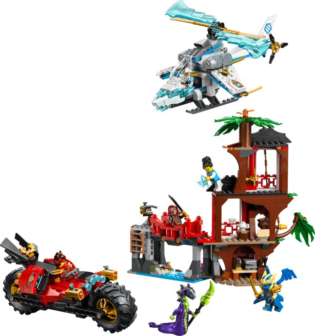 LEGO® Ninja Vehicle Tree House Battle 71857
