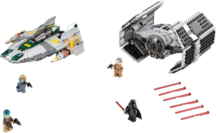 LEGO® Vader's TIE Advanced vs. A-Wing Starfighter 75150