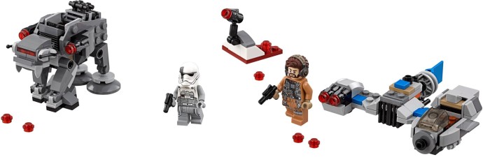 LEGO® Ski Speeder vs First Order Walker Microfighters 75195