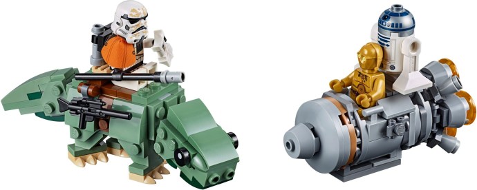 LEGO® Escape Pod vs. Dewback Microfighters 75228