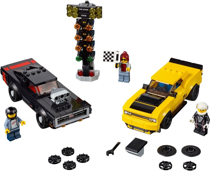 LEGO® 2018 Dodge Challenger SRT Demon and 1970 Dodge Charger R/T 75893