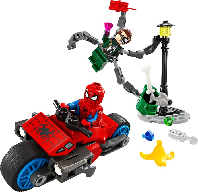 LEGO® Motorcycle Chase: Spider-Man vs. Doc Ock 76275