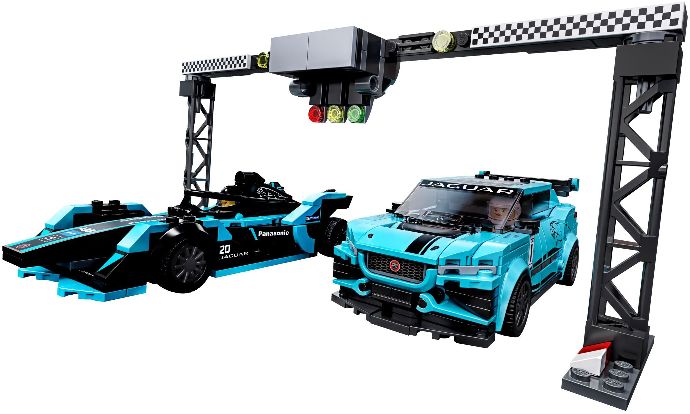 LEGO® Formula E Panasonic Jaguar Racing GEN2 car & Jaguar I-PACE eTROPHY 76898