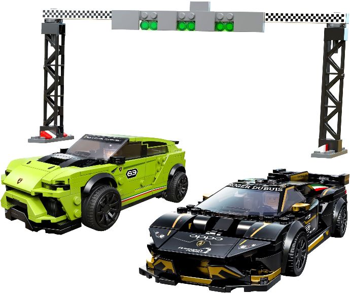 LEGO® Lamborghini Urus ST-X & Lamborghini Huracán Super Trofeo EVO 76899