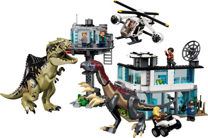 LEGO® Giganotosaurus & Therizinosaurus Attack 76949