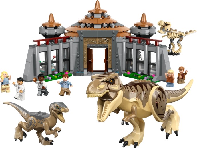 LEGO® Visitor Center: T. rex & Raptor Attack 76961