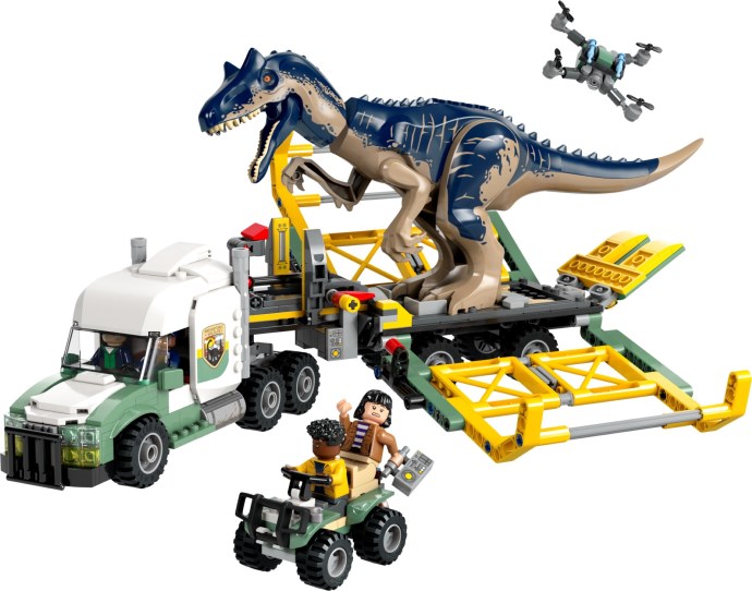 LEGO® Dinosaur Missions: Allosaurus Transport Truck 76966