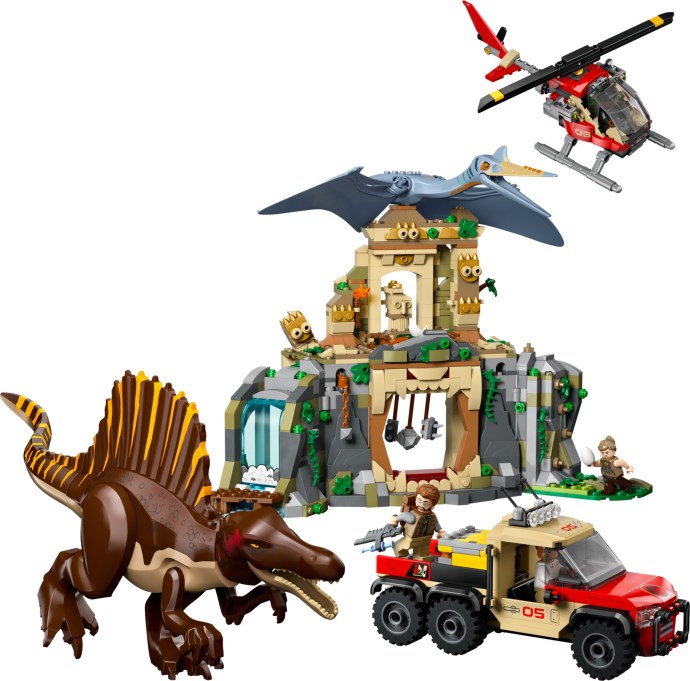 LEGO® Spinosaurus & Quetzalcoatlus Air Mission 76976