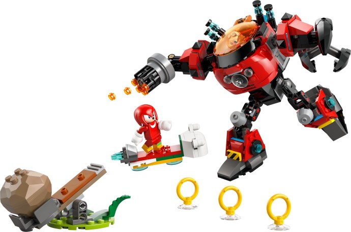LEGO® Knuckles vs. Dr. Eggman Egg Crusher Mech 77005