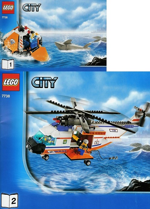 LEGO® Coast Guard Helicopter and Life Raft 7738