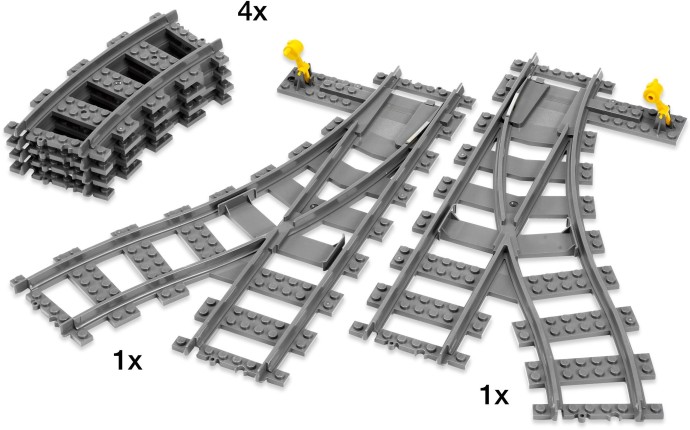 LEGO® Switching Tracks for RC Trains 7895